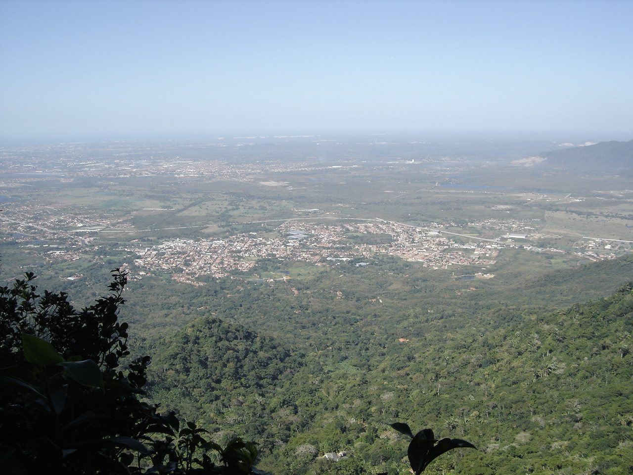 Vista da cidade de Maranguape do alto da serra